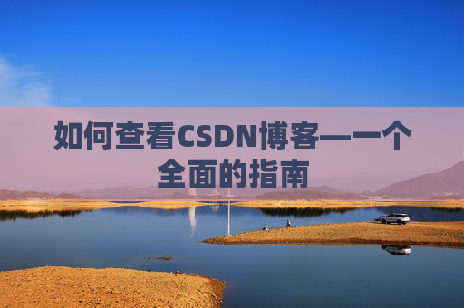 如何查看CSDN博客—一个全面的指南